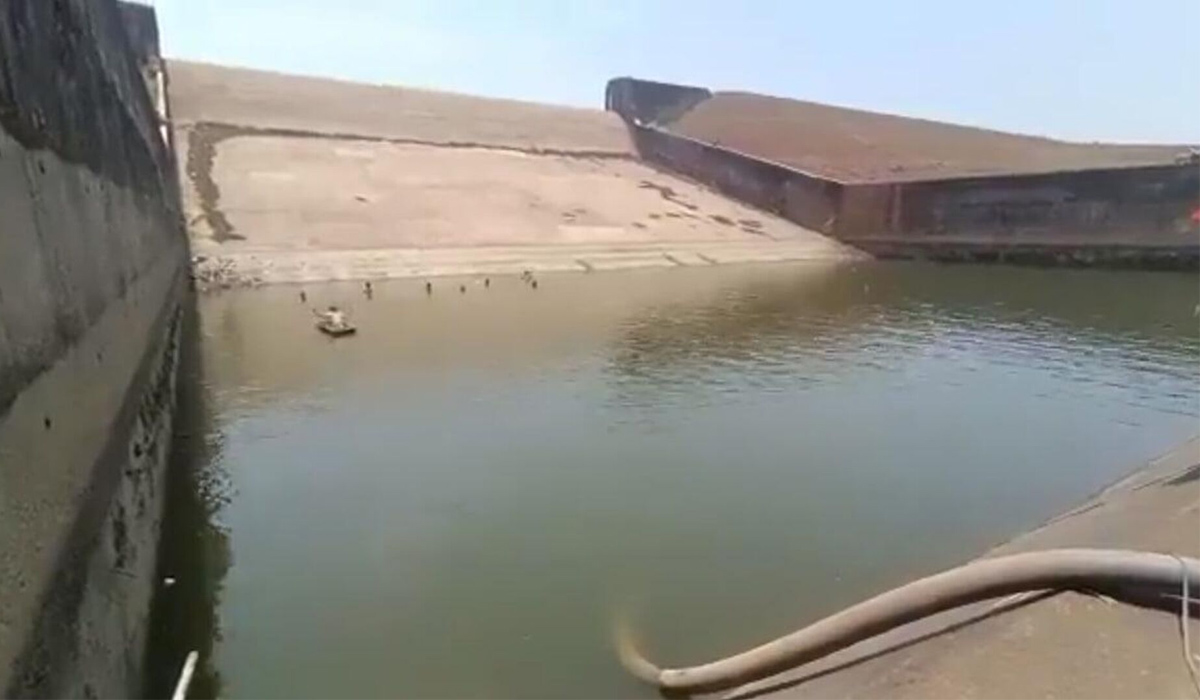 The Kherkatta reservoir in Chhattisgarh